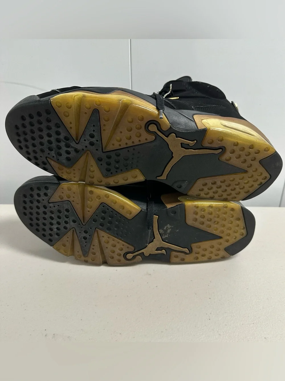 Air Jordan 6 Men’s Retro DMP Defining Moments Black Metallic Gold - Size 13